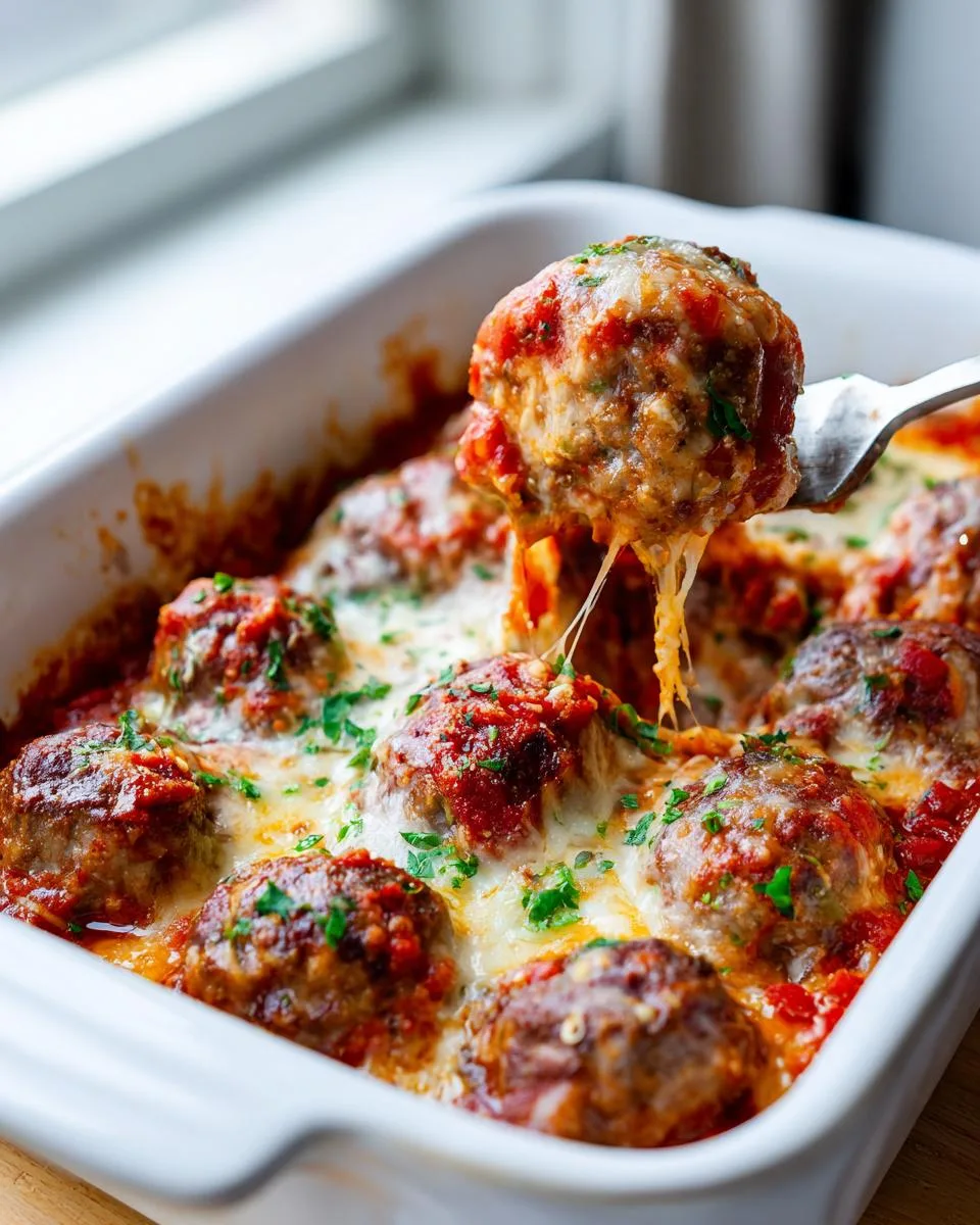 Meatball Parmesan Bake - detail 4