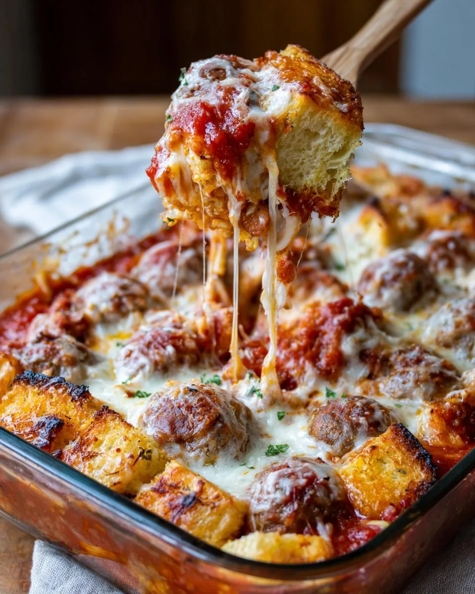 Meatball Sub Casserole - detail 3