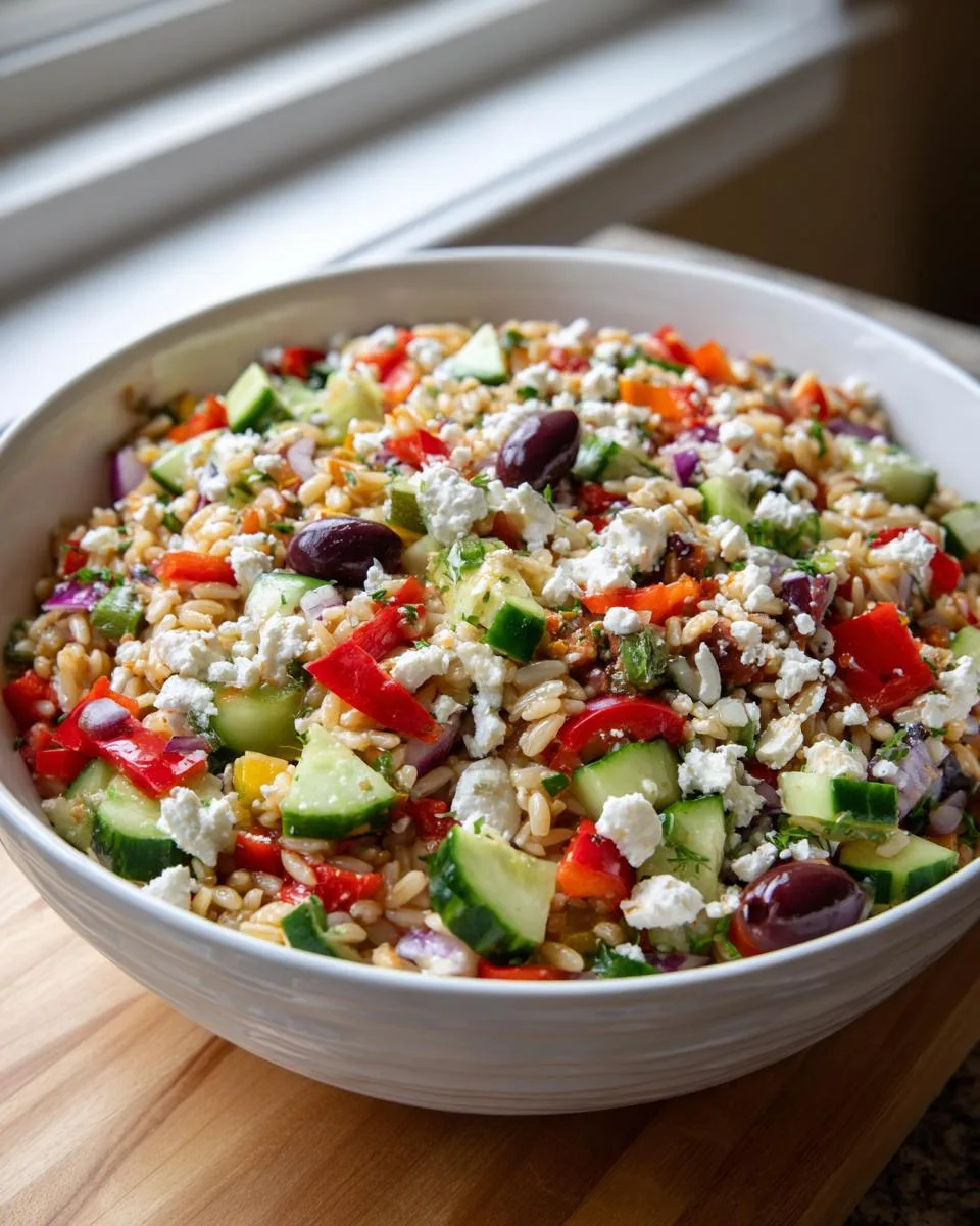 Mediterranean Orzo Pasta Salad Recipe - detail 3