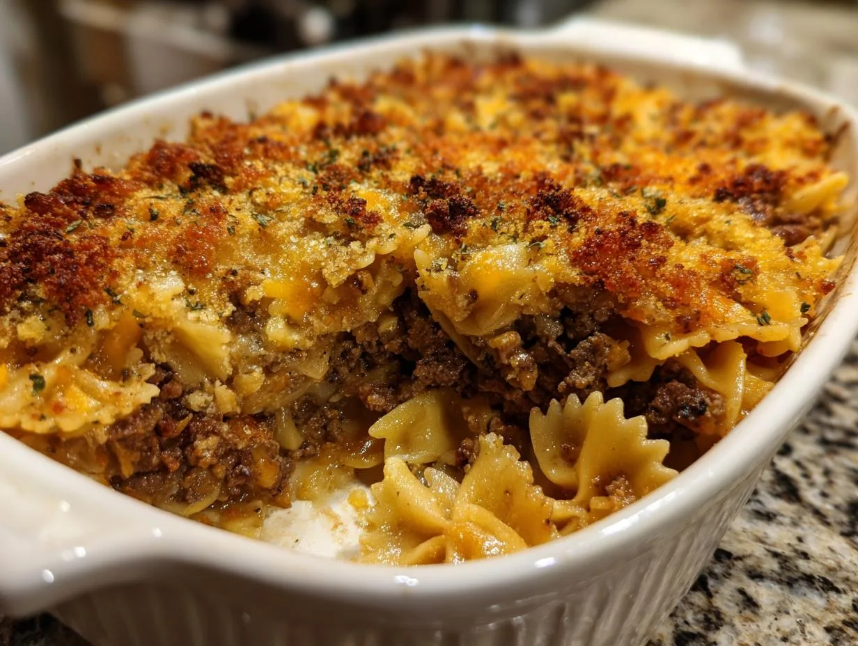 Irresistible Philly Cheesesteak Casserole With 3 Cheesy Layers