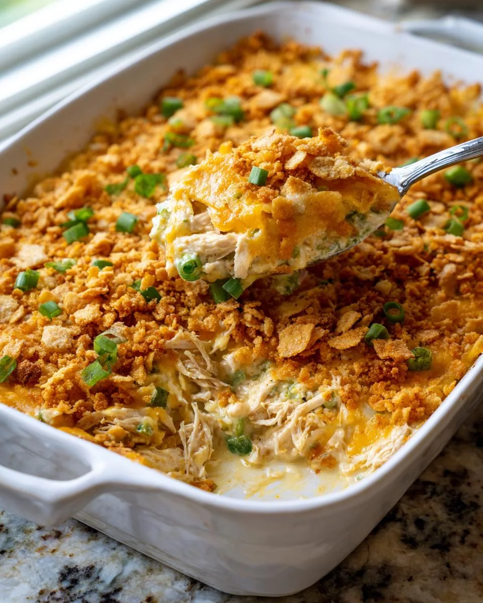 Ritz Cracker Chicken Casserole - detail 3