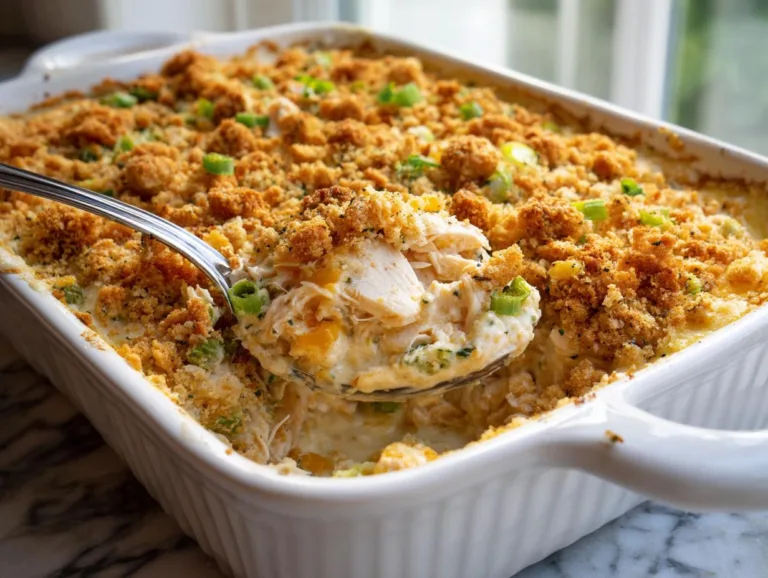 Ritz Cracker Chicken Casserole
