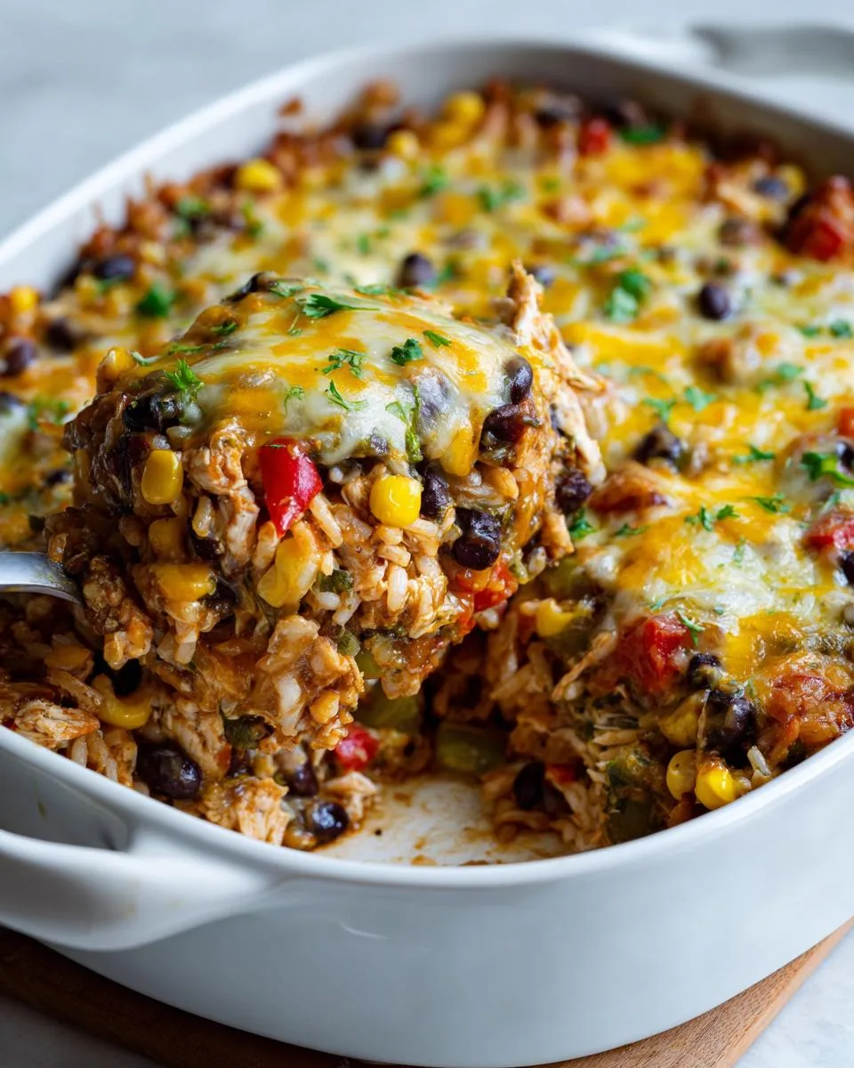 Salsa Verde Chicken Casserole - detail 1