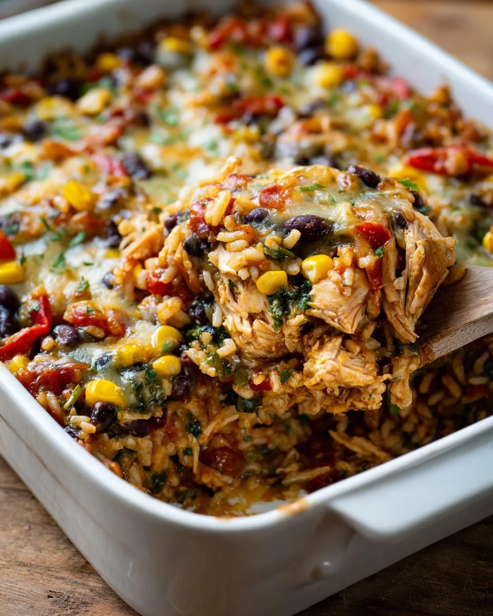 Salsa Verde Chicken Casserole - detail 2