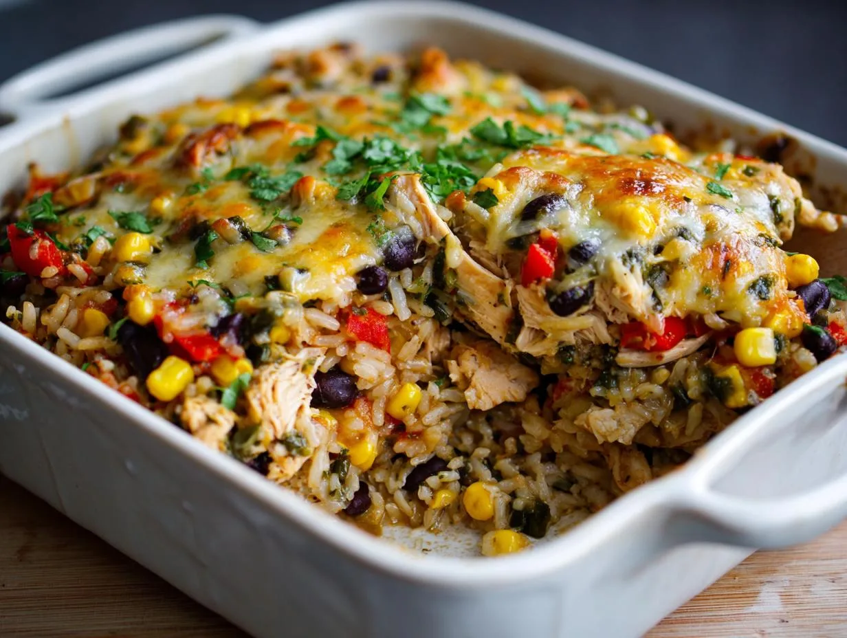 Irresistible Salsa Verde Chicken Casserole in Just 40 Minutes