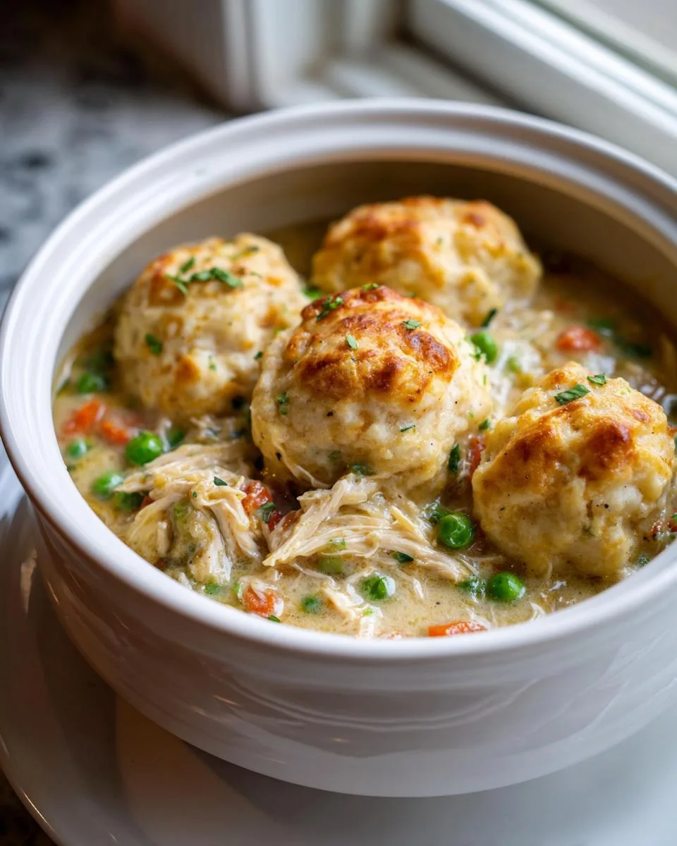 Slow Cooker Chicken Dumplings - detail 4