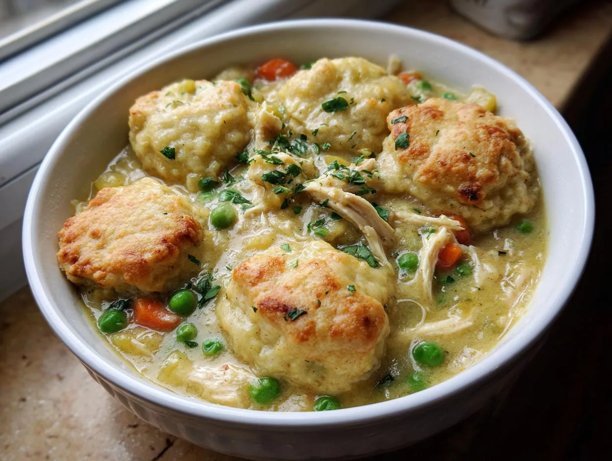 Hearty Slow Cooker Chicken Dumplings in Just 5 Hours