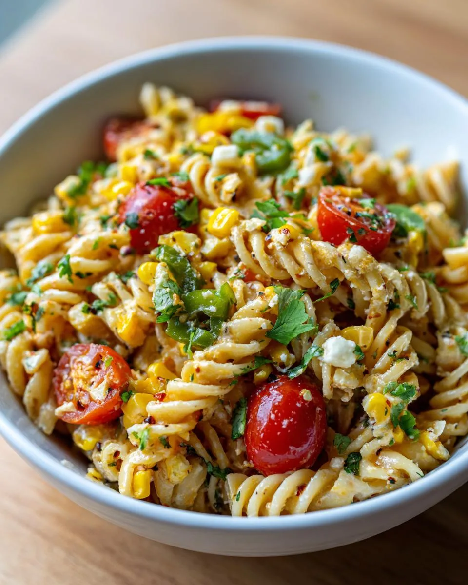 Southwest Corn Pasta Salad Recipe - detail 4