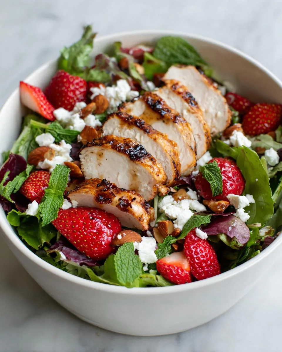 Strawberry Goat Cheese Chicken Salad - detail 1