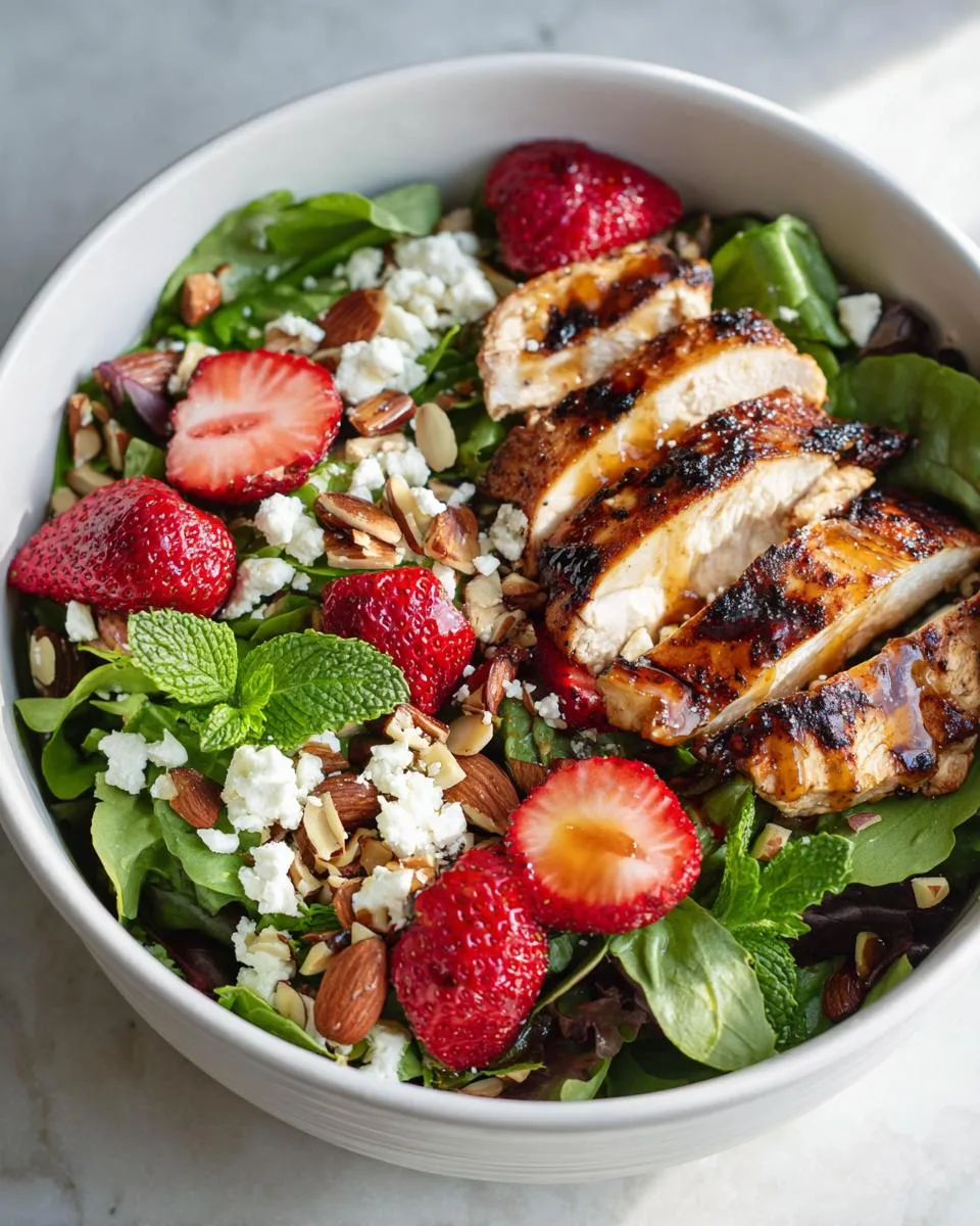 Strawberry Goat Cheese Chicken Salad - detail 2