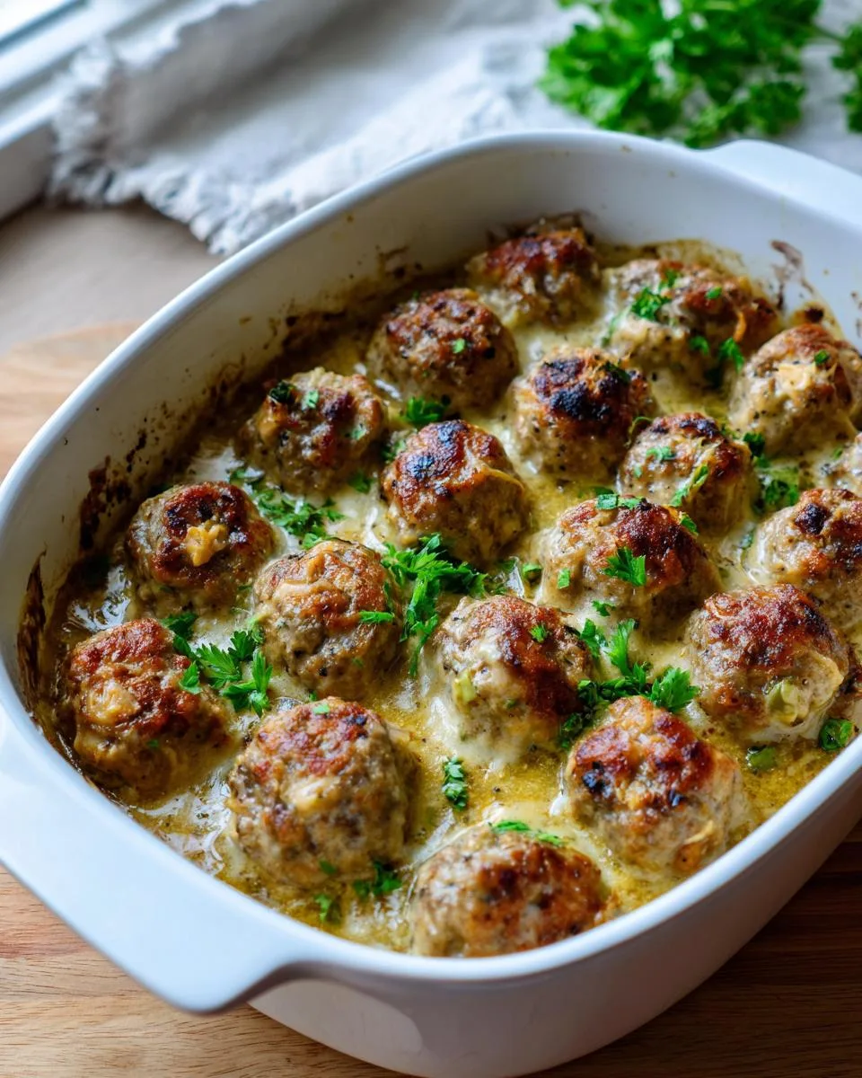 Swedish Meatball Casserole - detail 3