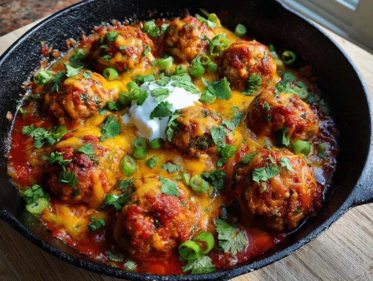 Taco Meatball Skillet