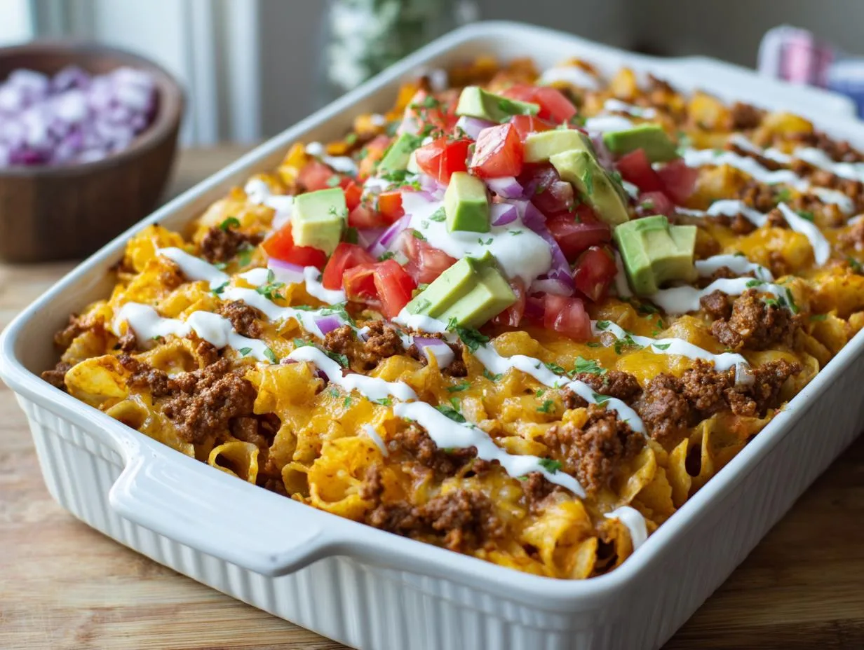 Irresistible Taco Pasta Bake: 30-Minute Cheesy Comfort