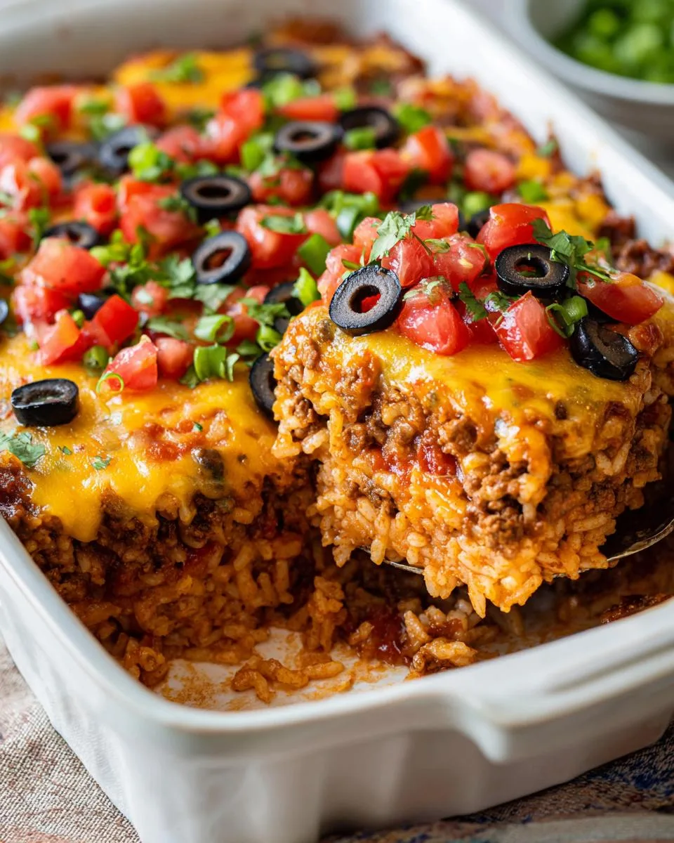 Taco Rice Casserole - detail 3