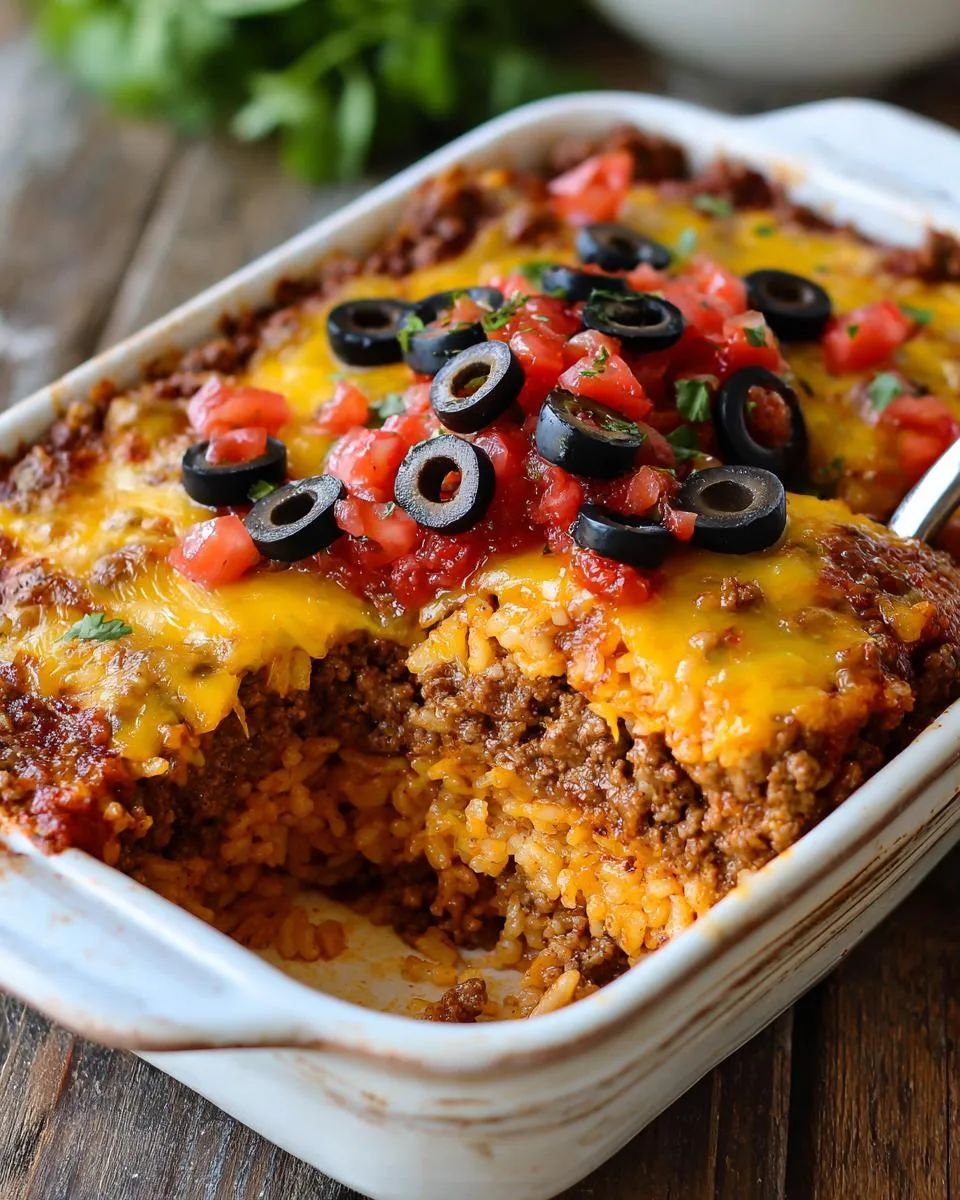 Taco Rice Casserole - detail 4