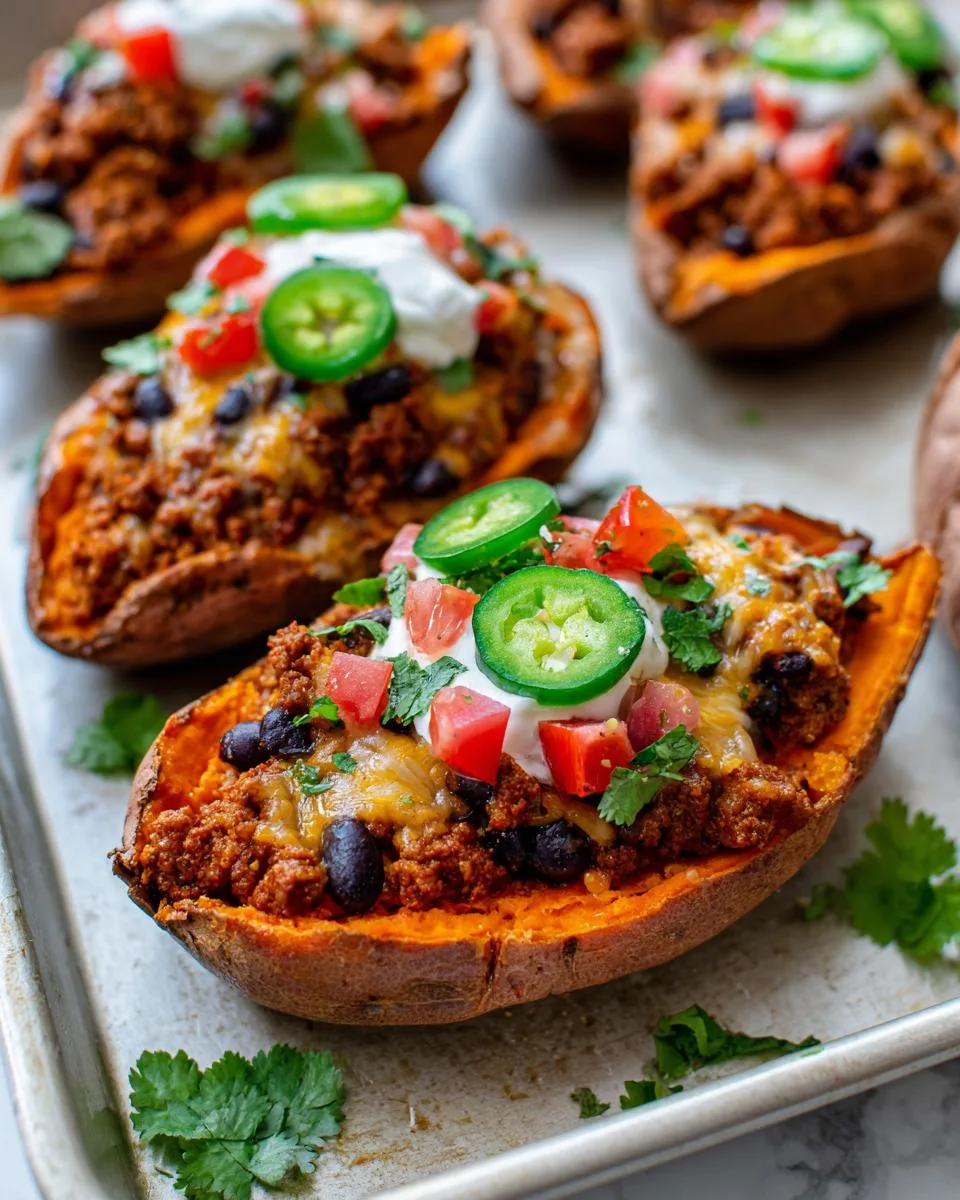 Taco Stuffed Sweet Potatoes - detail 4