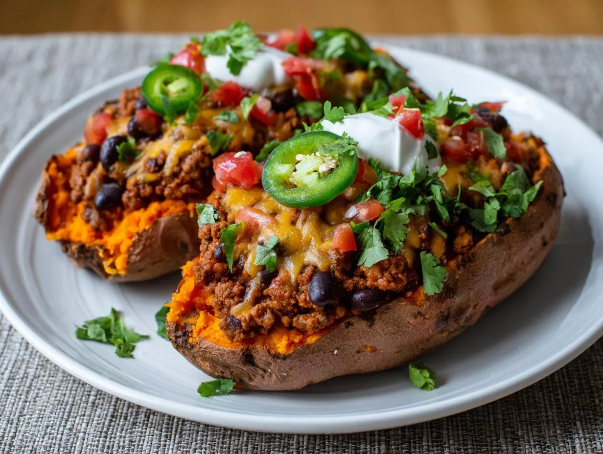 Amazing Taco Stuffed Sweet Potatoes Ready in 40 Minutes