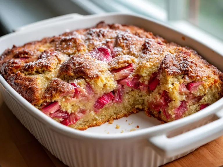 Tangy Rhubarb Bars Recipe