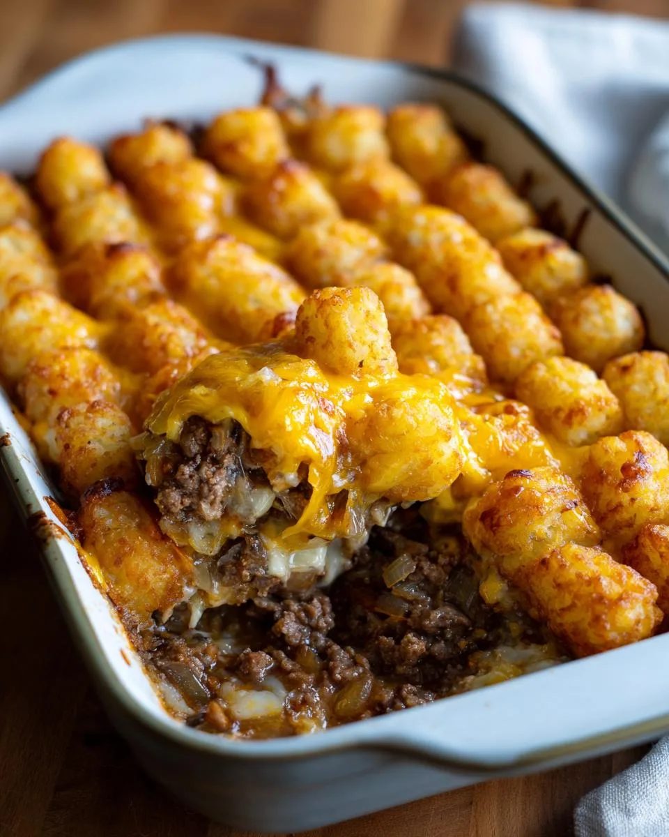 Tater Tot Cheeseburger Bake - detail 4