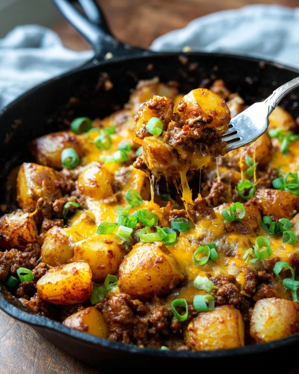 Tex-Mex Beef Potato Skillet - detail 1