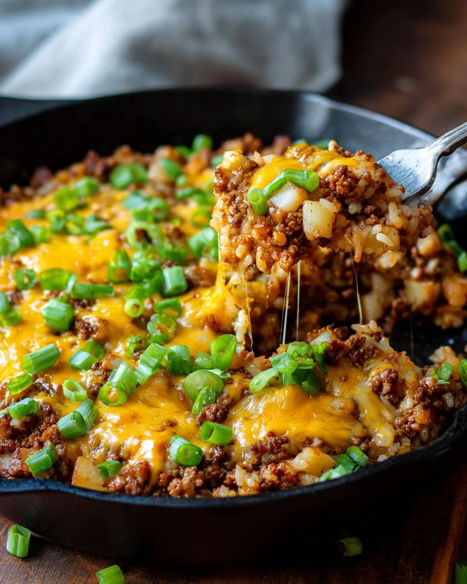 Tex-Mex Beef Potato Skillet - detail 2