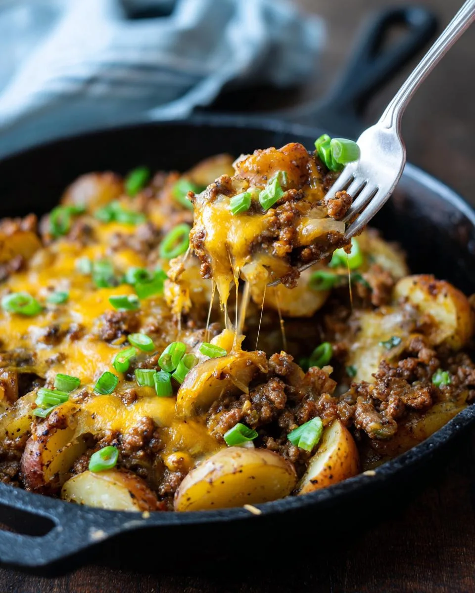 Tex-Mex Beef Potato Skillet - detail 3