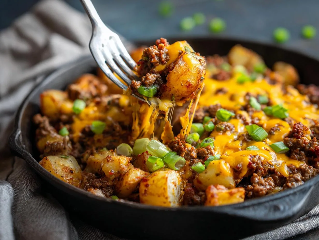30-Minute Tex-Mex Beef Potato Skillet – Irresistible Comfort Food