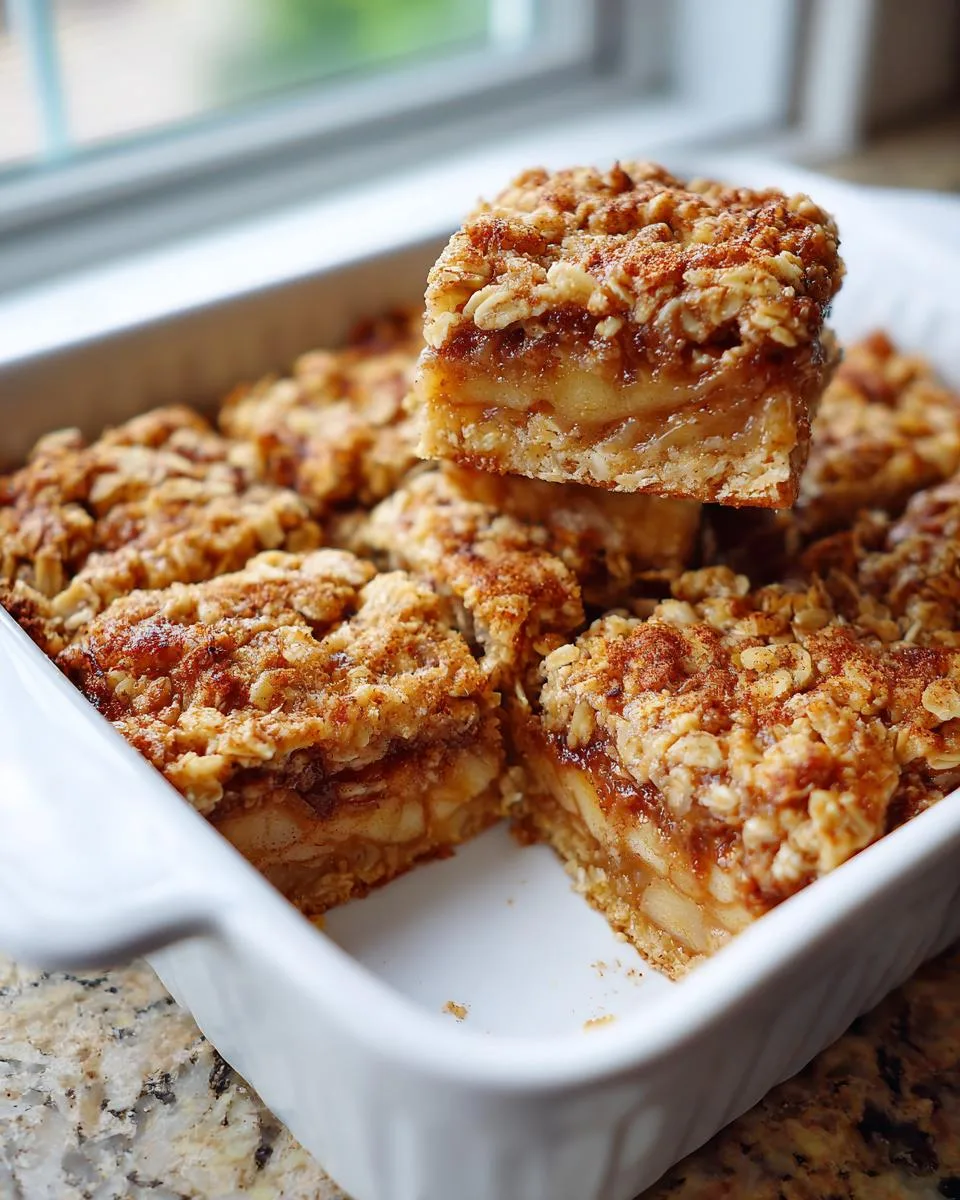 Apple Cinnamon Crumble Bars - detail 1
