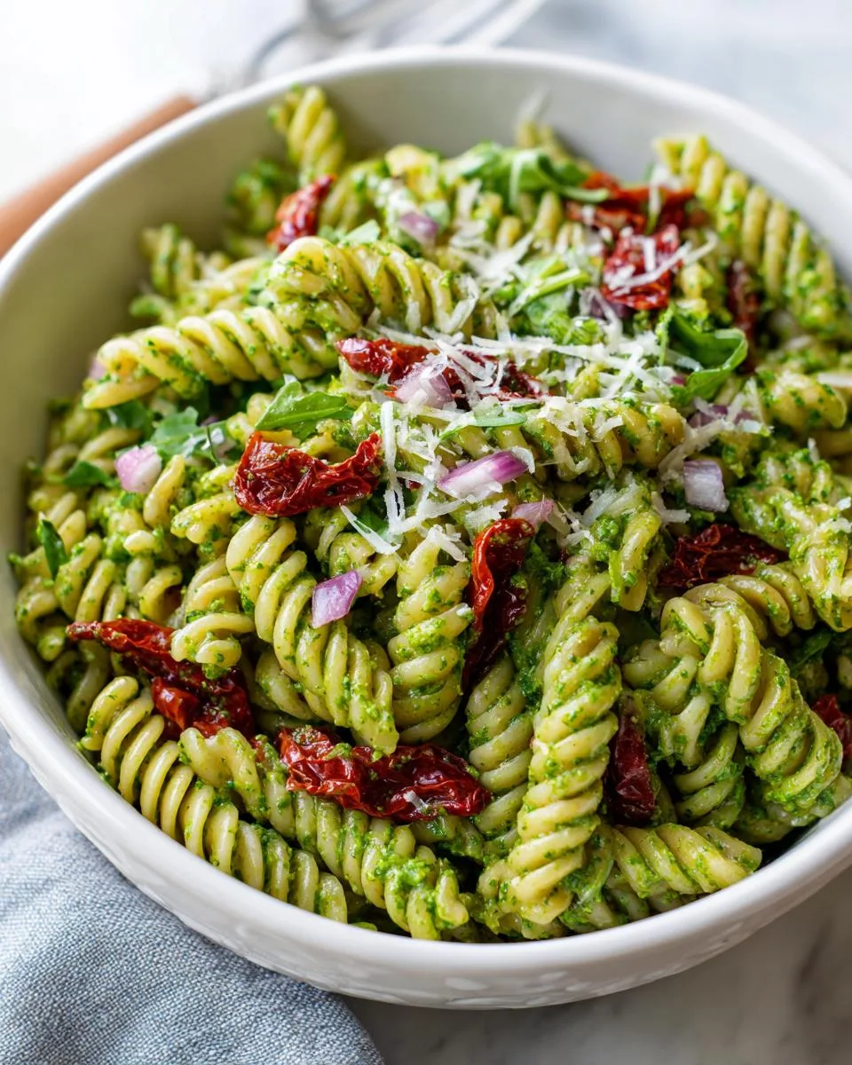 Arugula Lemon Pesto Pasta Salad - detail 1
