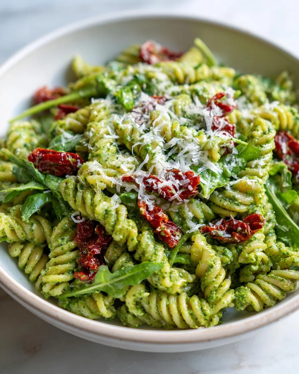Arugula Lemon Pesto Pasta Salad - detail 2