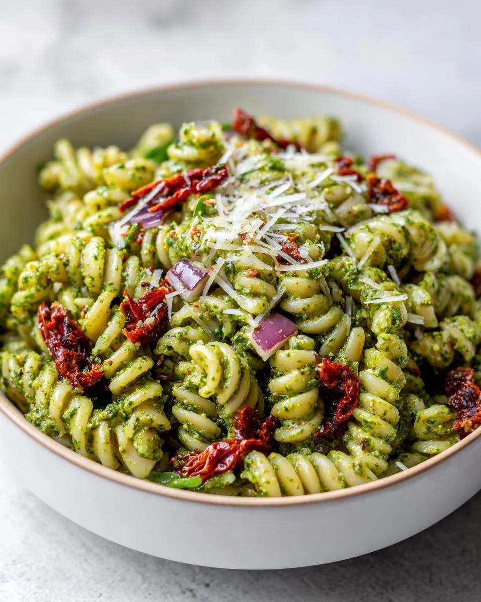 Arugula Lemon Pesto Pasta Salad - detail 3