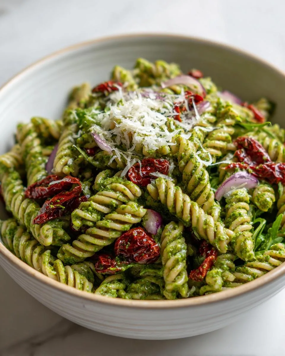 Arugula Lemon Pesto Pasta Salad - detail 4