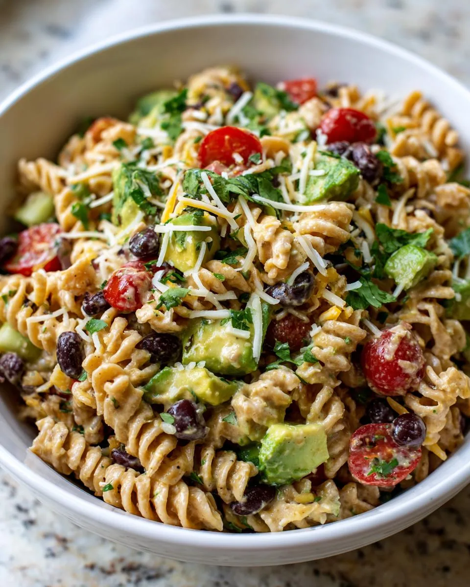 Avocado Lime Pasta Salad Bowl - detail 2