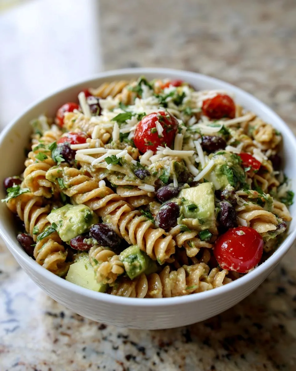 Avocado Lime Pasta Salad Bowl - detail 3
