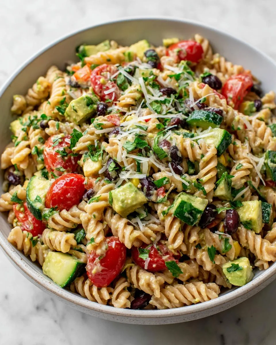 Avocado Lime Pasta Salad Bowl - detail 4