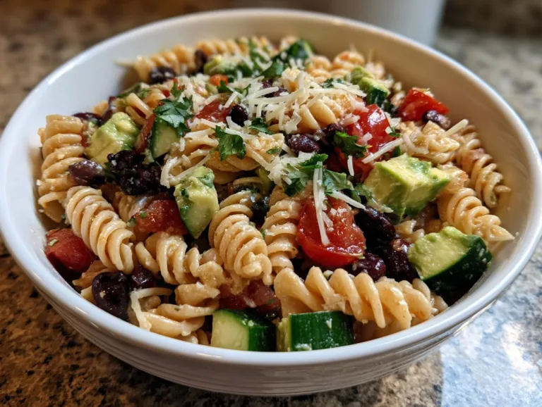 Avocado Lime Pasta Salad Bowl