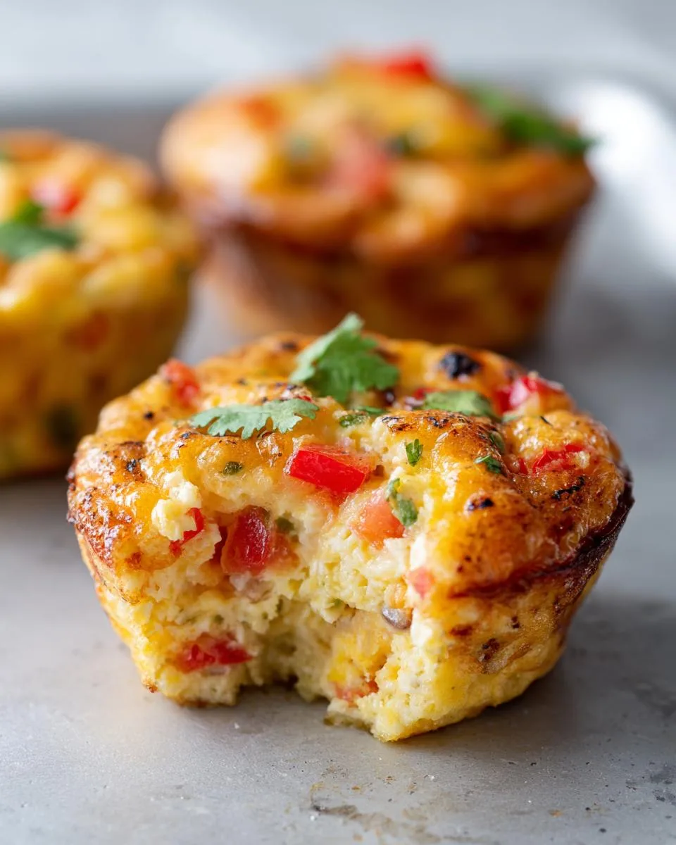 Baked Cottage Cheese Egg Bites - detail 1