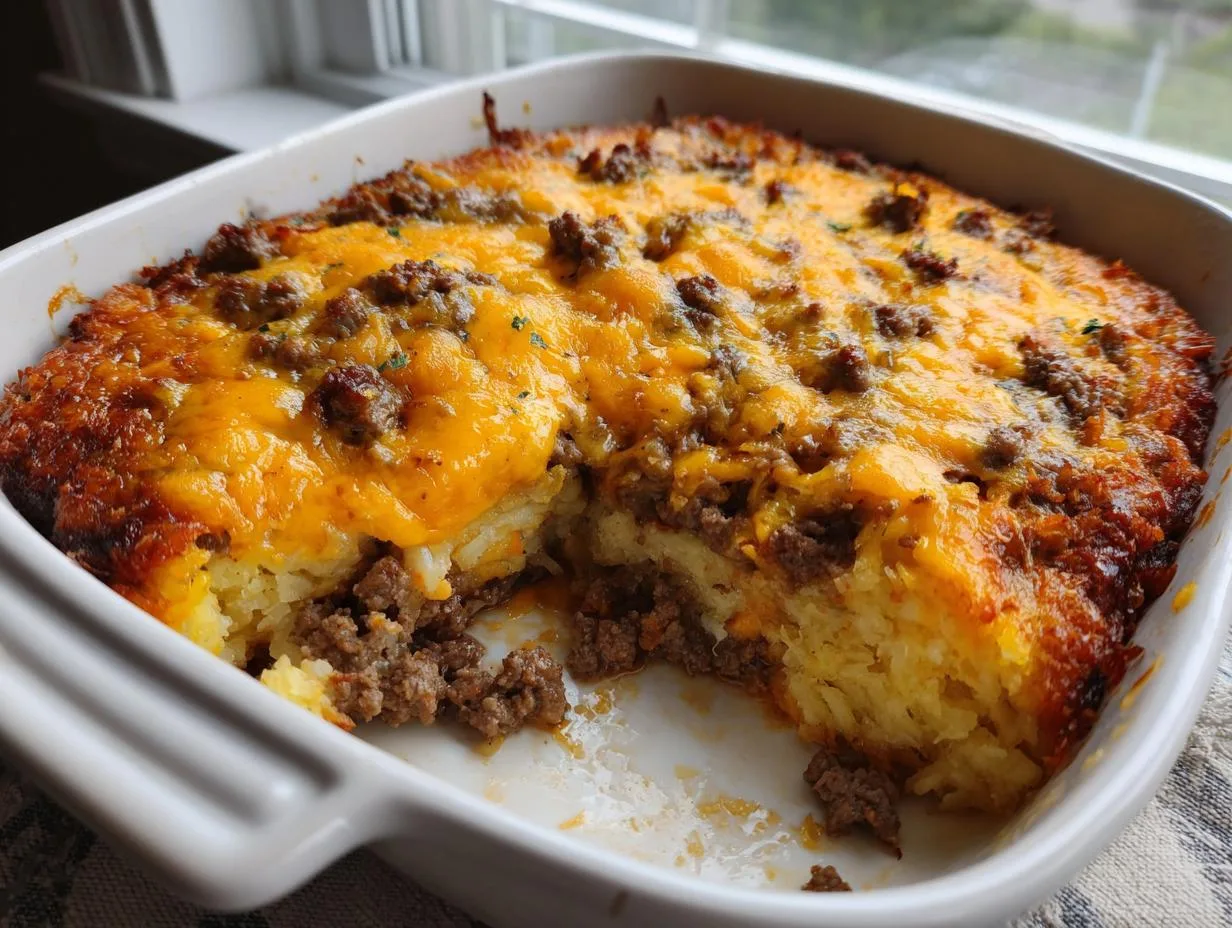Hearty Beef Hashbrown Casserole Comforts in 45 Minutes
