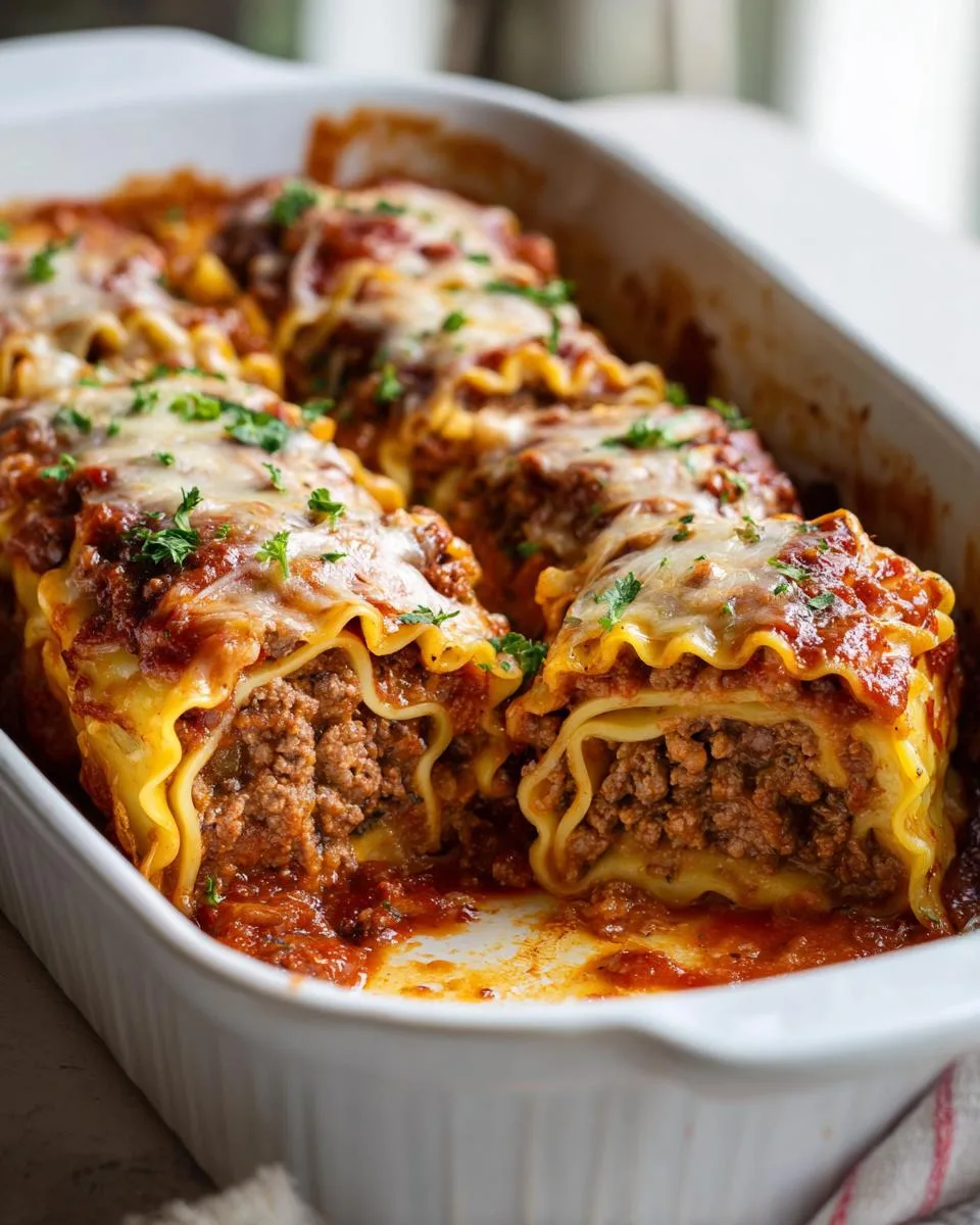 Beef Lasagna Roll-Ups - detail 2