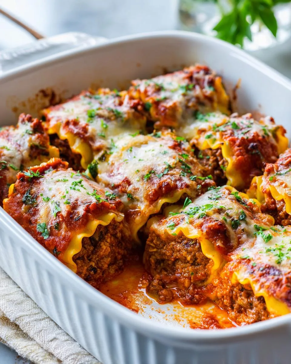 Beef Lasagna Roll-Ups - detail 3