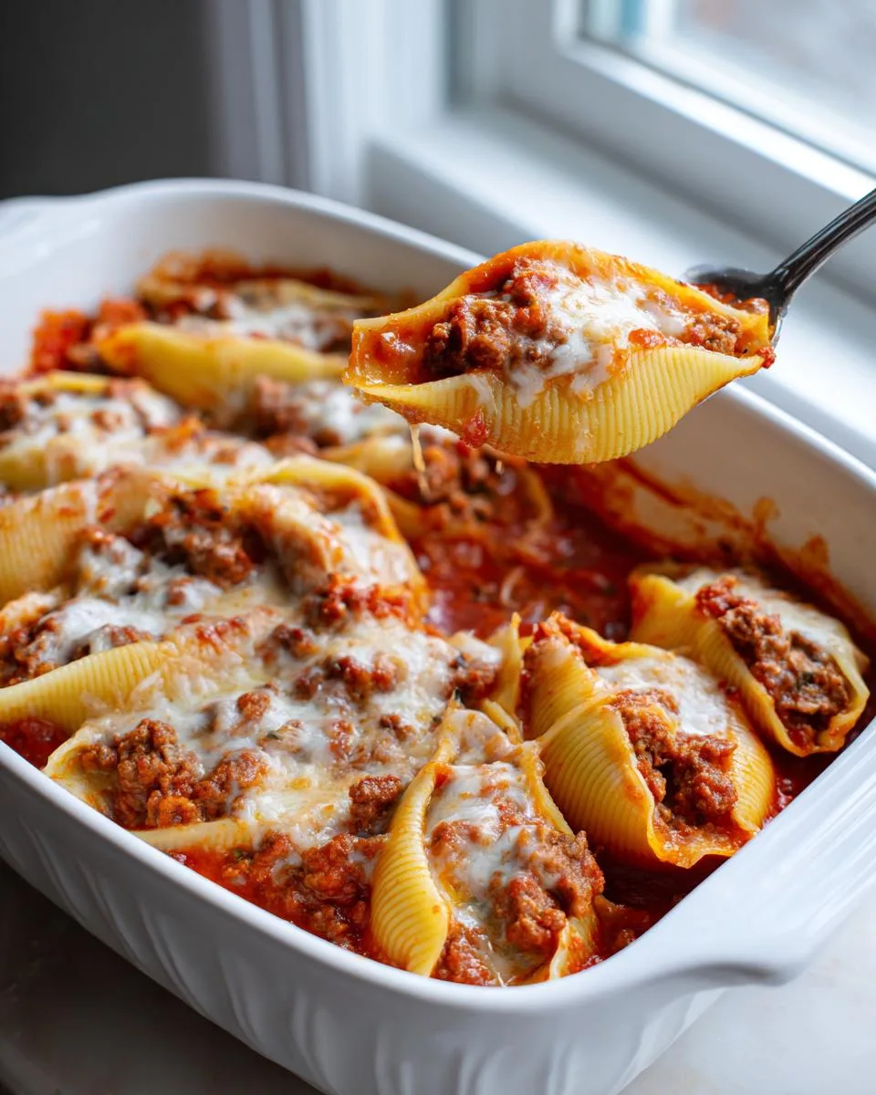 Beef Lasagna Stuffed Shells - detail 4