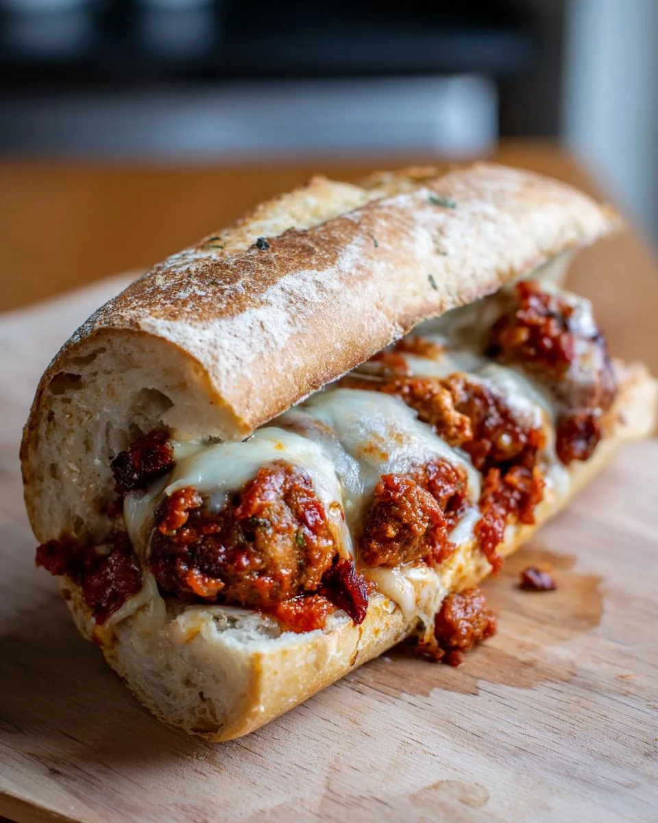Beef Meatball Sandwiches - detail 3