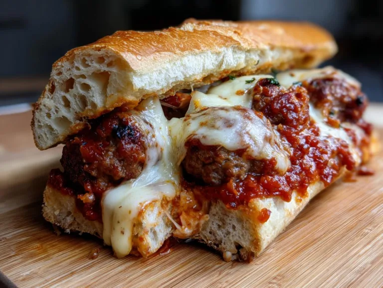 Beef Meatball Sandwiches