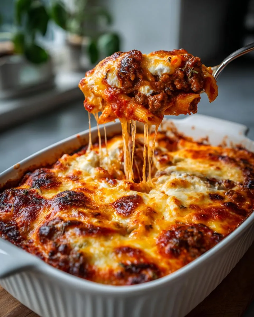 Beef Penne Pasta Bake - detail 2