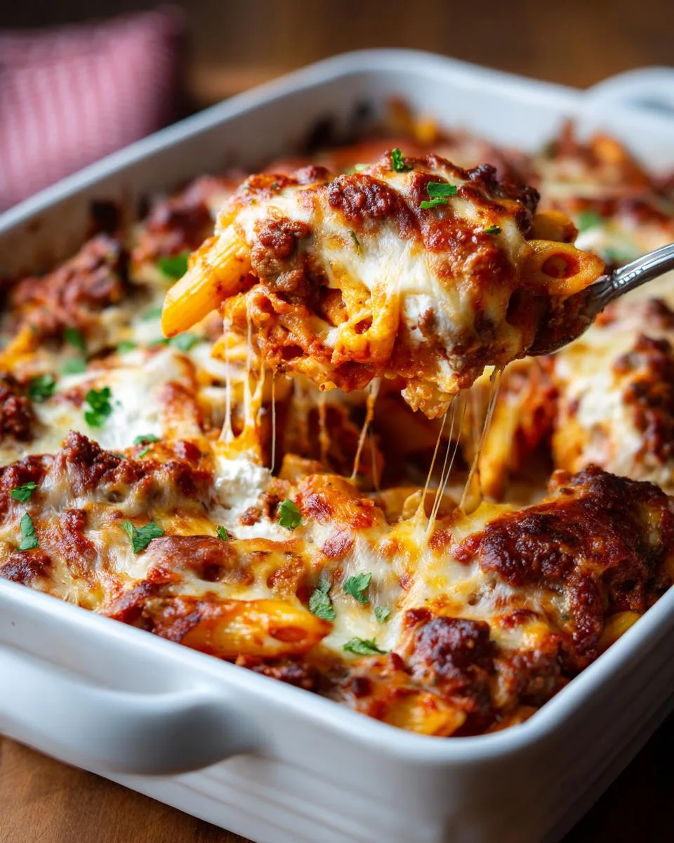 Beef Penne Pasta Bake - detail 4