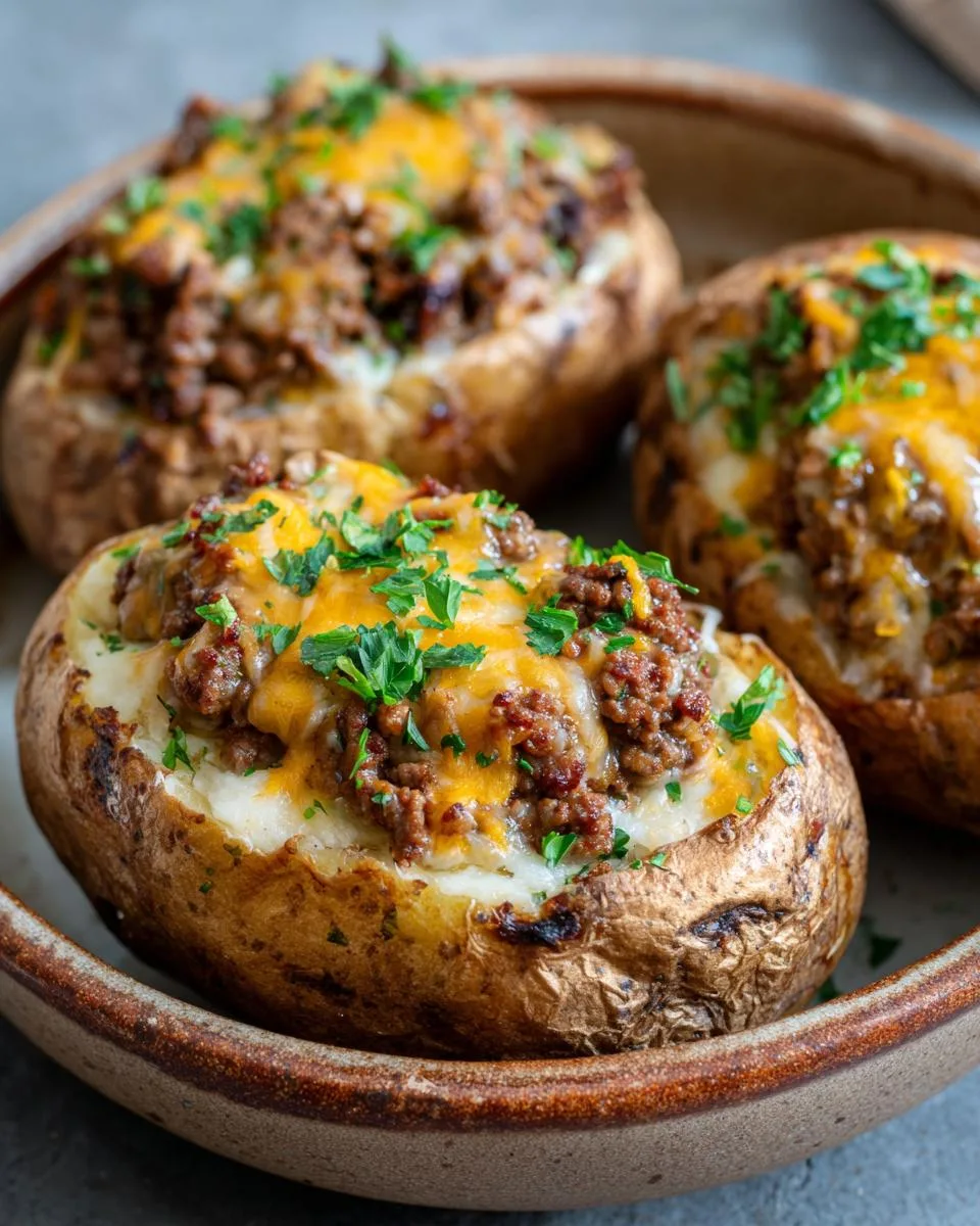 Beef Stuffed Baked Potatoes - detail 3