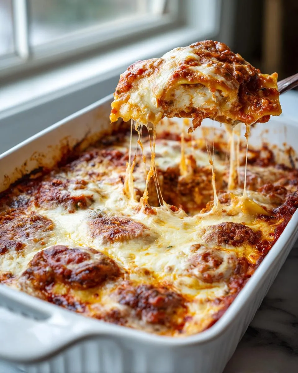 Beefy Baked Ravioli - detail 4