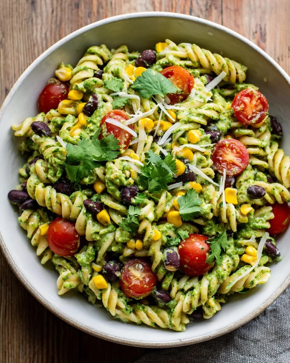 Black Bean Avocado Pasta Salad - detail 1