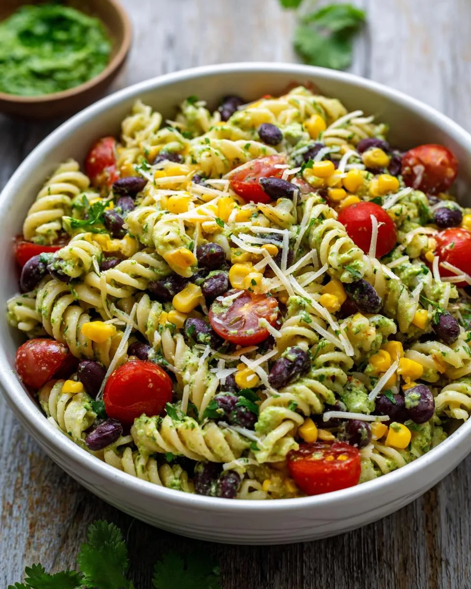 Black Bean Avocado Pasta Salad - detail 3