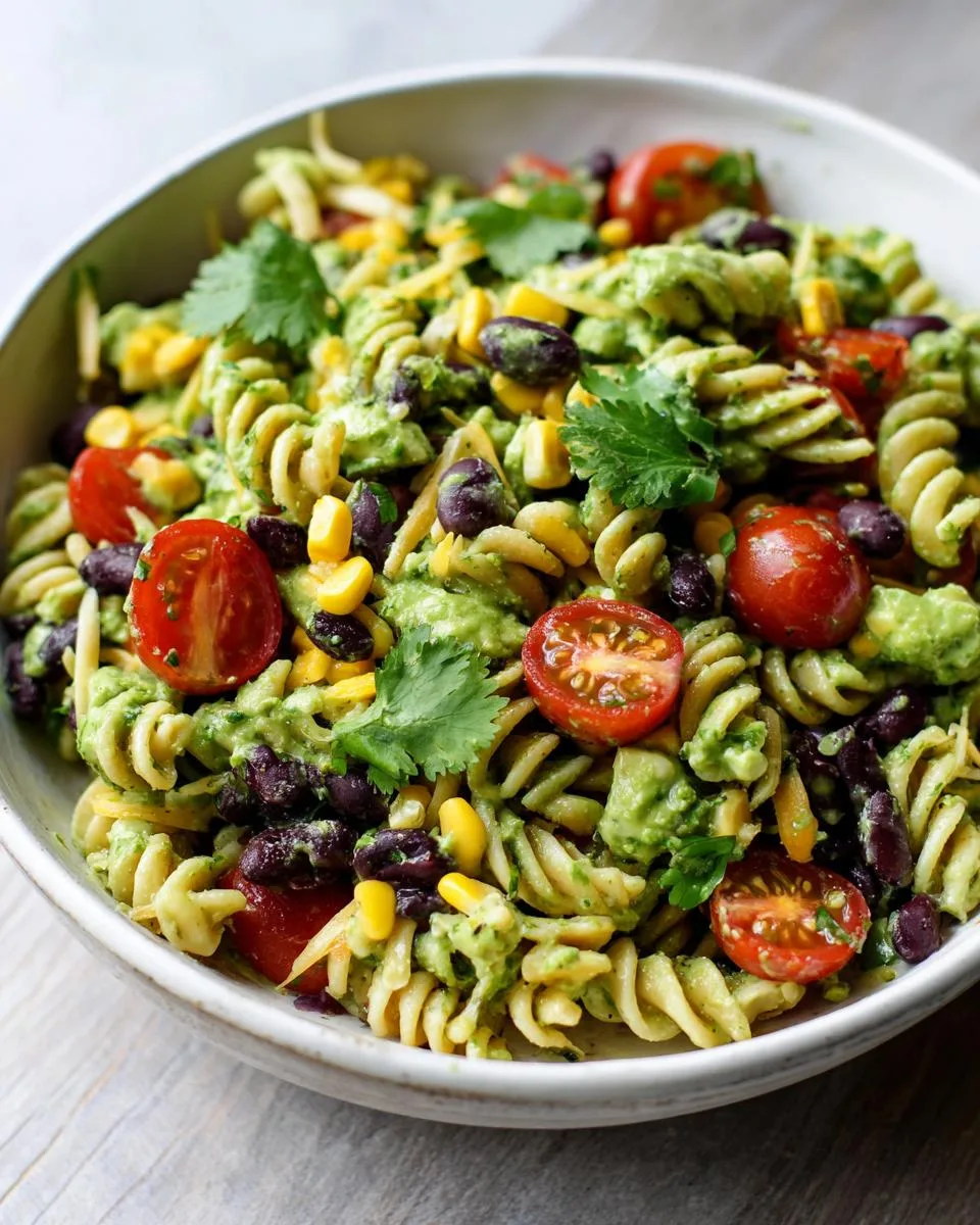 Black Bean Avocado Pasta Salad - detail 4